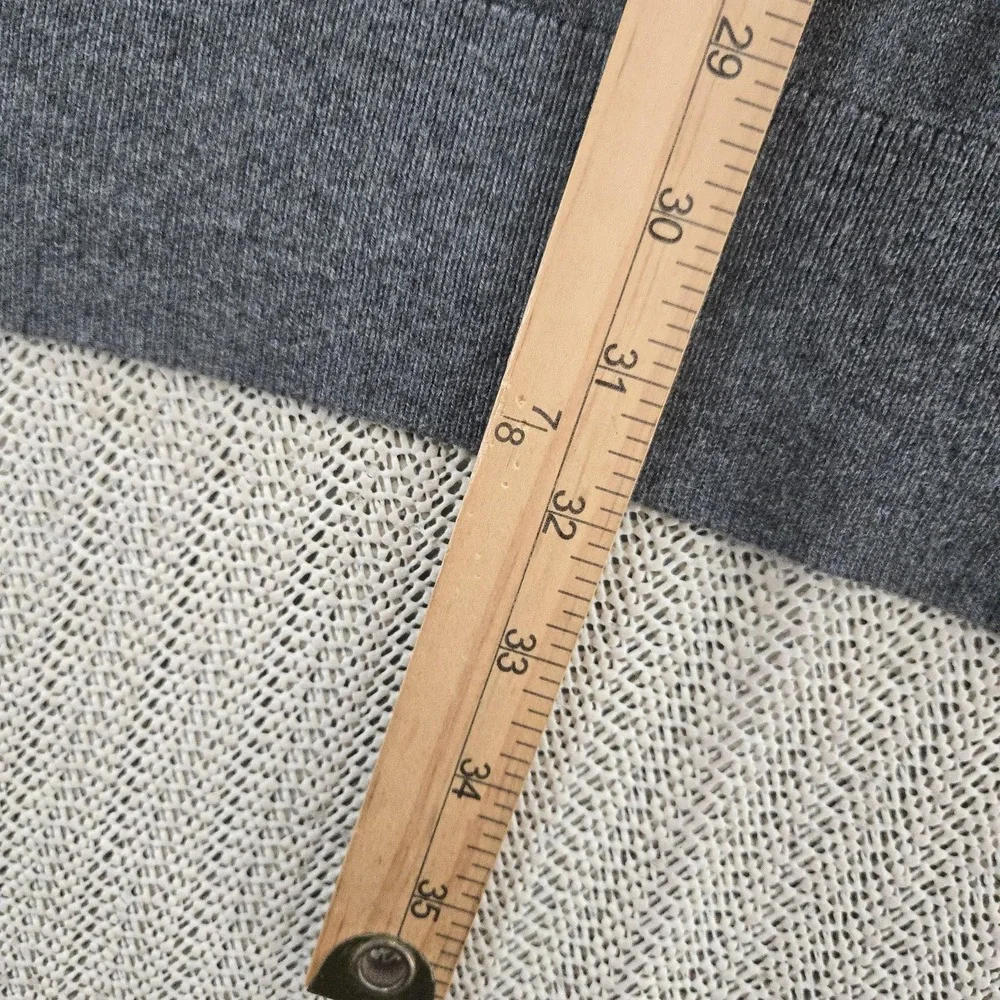 Banana‎ Republic Sweater Mens 2XL Gray V Neck Luxe Knit Pullover Lightweight